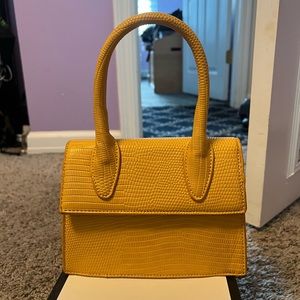 Yellow Croc Bag